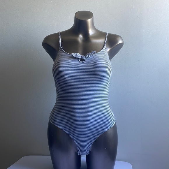 Striped Garage Bodysuit Size Medium - Picture 2 of 6